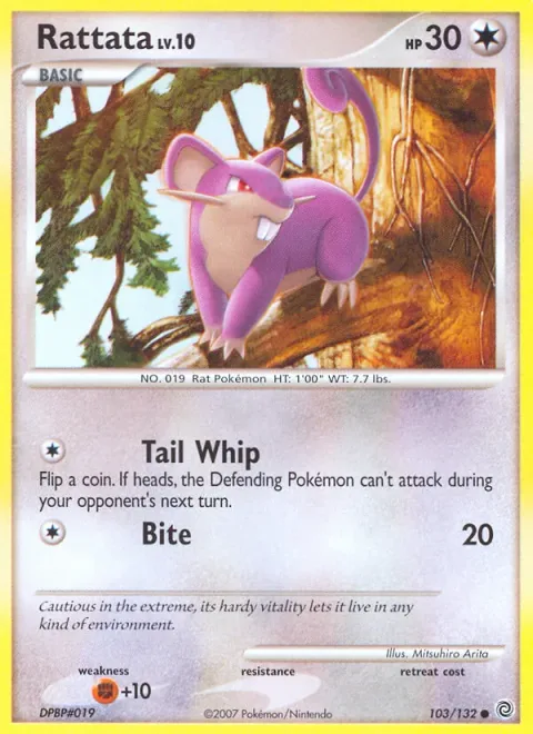 Rattata Lv.10 [Tail Whip | Bite]
