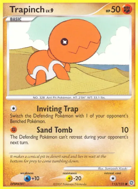 Trapinch Lv.9 [Inviting Trap | Sand Tomb]