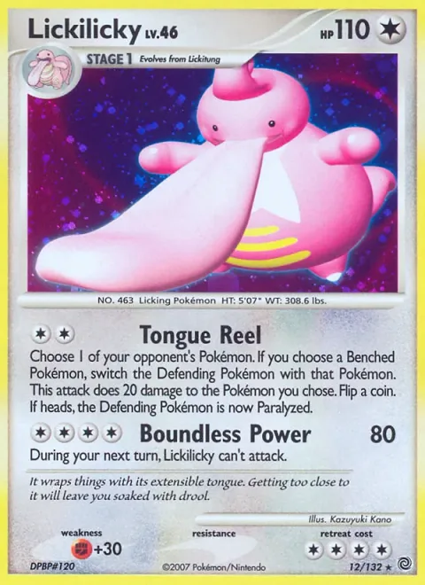 Lickilicky Lv.46 [Tongue Reel | Boundless Power]