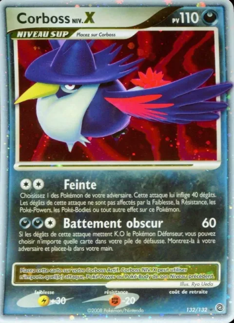 Honchkrow LV.X [Feint Attack | Darkness Wing]