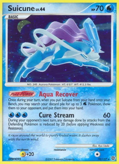 Suicune Lv.44 [Aqua Recover | Cure Stream]