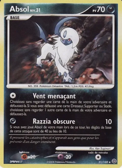 Absol Lv.31 [Baleful Wind | Raid]