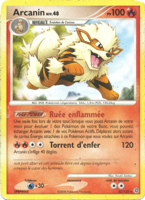 Arcanine Lv.48 [Flame Dash | Inferno Onrush]