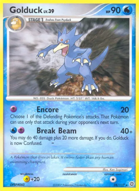 Golduck Lv.39 [Encore | Break Beam]