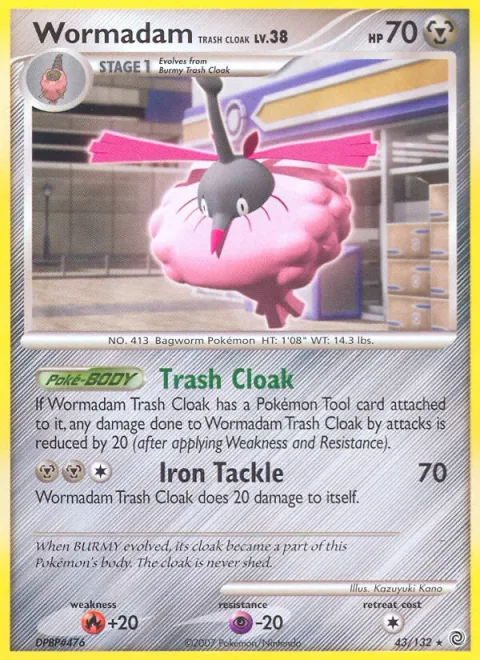 Wormadam Trash Cloak Lv.38 [Trash Cloak | Iron Tackle]