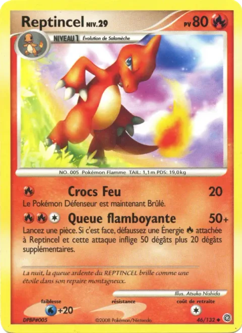 Charmeleon Lv.29 [Fire Fang | Flare Tail]