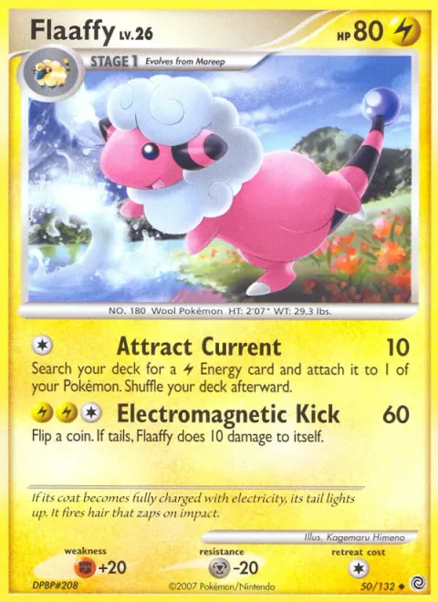 Flaaffy Lv.26 [Attract Current | Electromagnetic Kick]