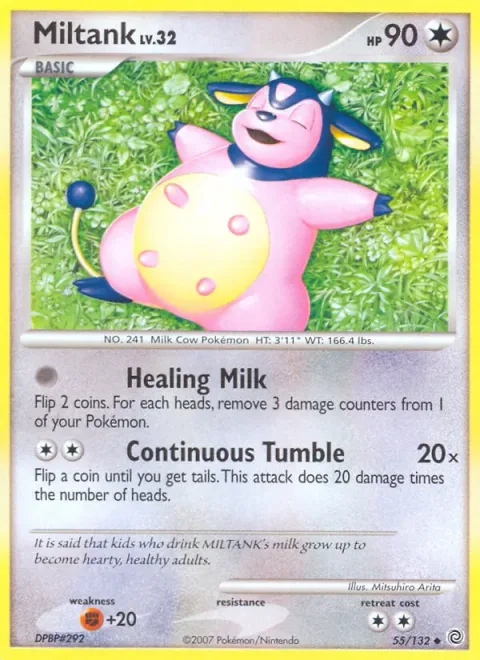Miltank Lv.32 [Healing Milk | Continuous Tumble]