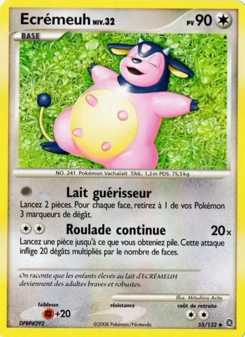 Miltank Lv.32 [Healing Milk | Continuous Tumble]