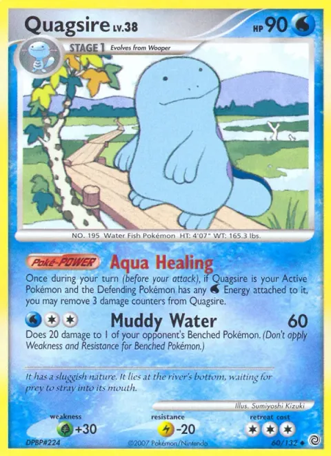 Quagsire Lv.38 [Aqua Healing | Muddy Water]