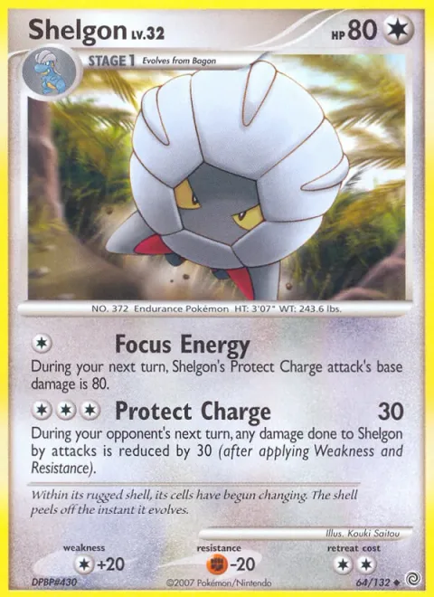Shelgon Lv.32 [Focus Energy | Protect Charge]