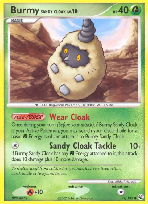 Burmy Sandy Cloak Lv.10 [Wear Cloak | Sandy Cloak Tackle]