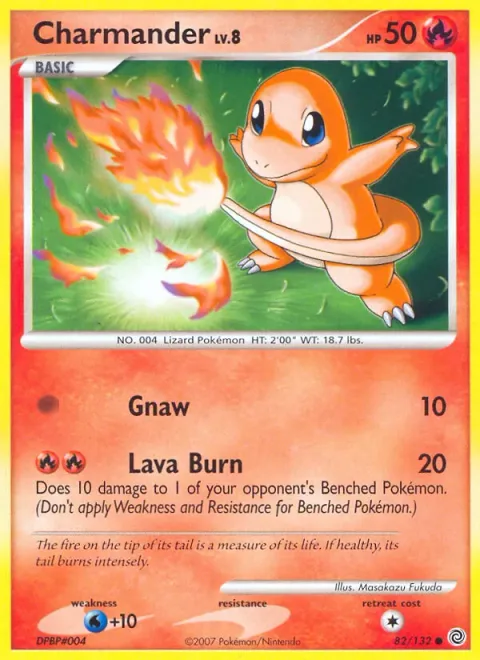 Charmander Lv.8 [Gnaw | Lava Burn]