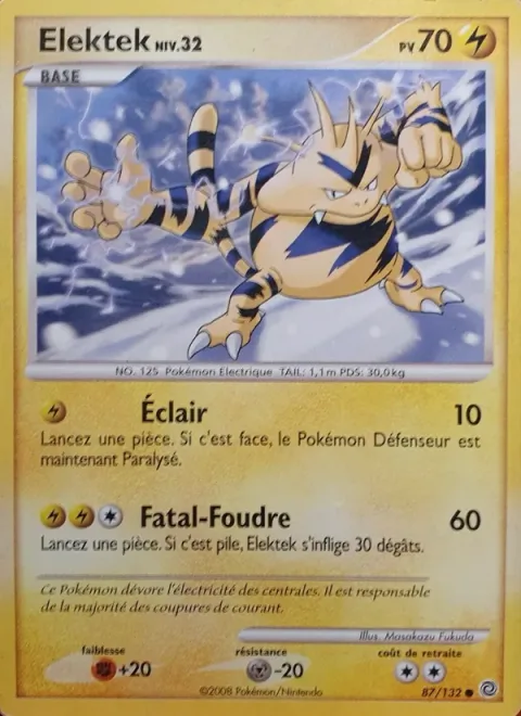 Electabuzz Lv.32 [Thundershock | Thunder]