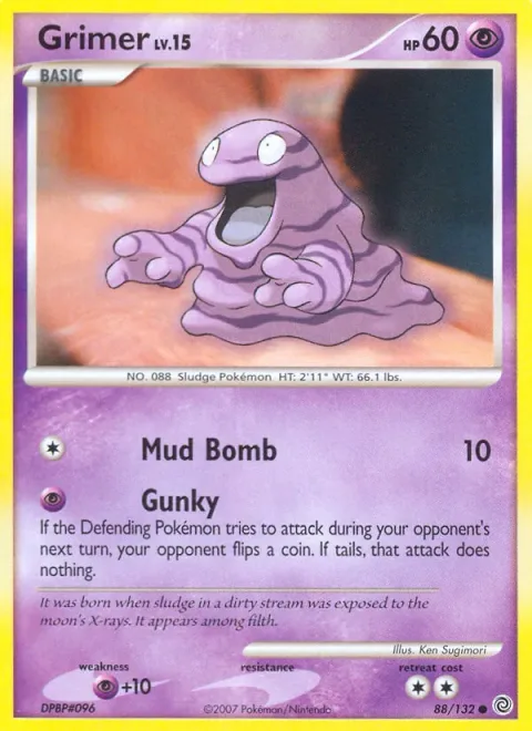 Grimer Lv.15 [Mud Bomb | Gunky]