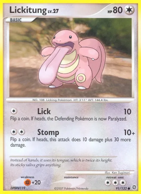 Lickitung Lv.27 [Lick | Stomp]