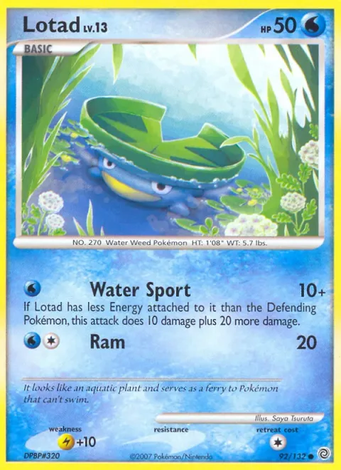 Lotad Lv.13 [Water Sport | Ram]