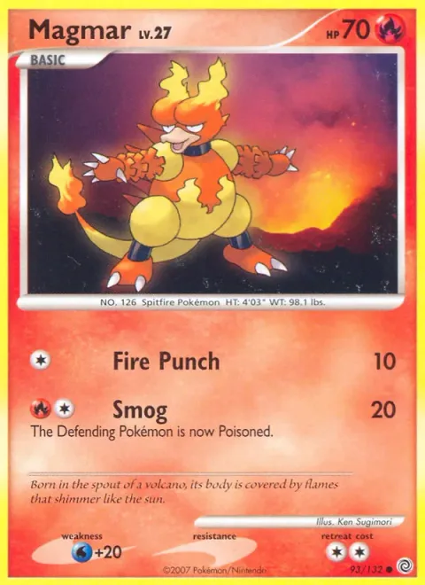 Magmar Lv.27 [Fire Punch | Smog]
