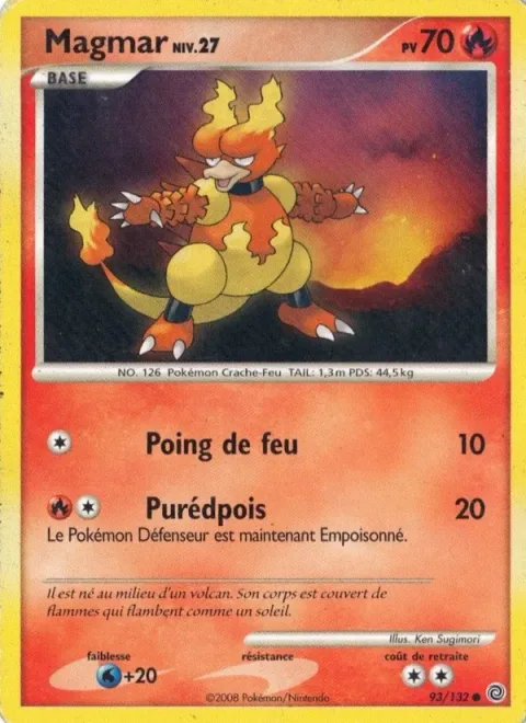 Magmar Lv.27 [Fire Punch | Smog]