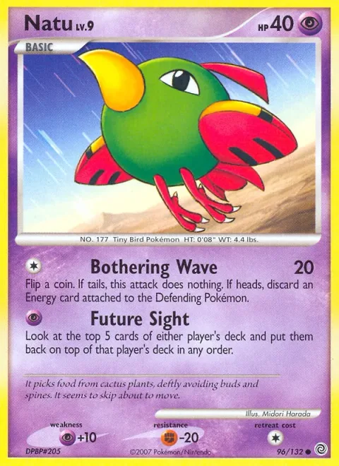 Natu Lv.9 [Bothering Wave | Future Sight]