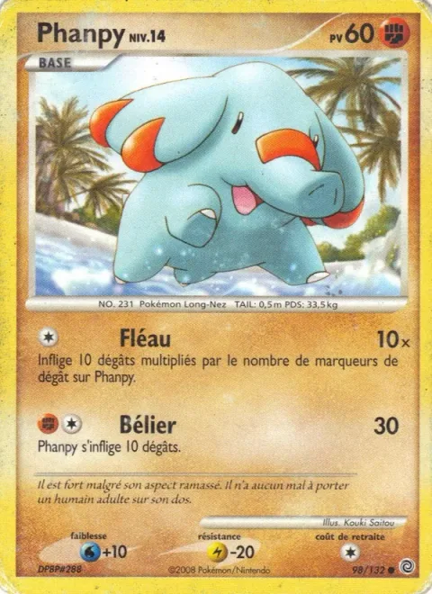 Phanpy Lv.14 [Flail | Take Down]