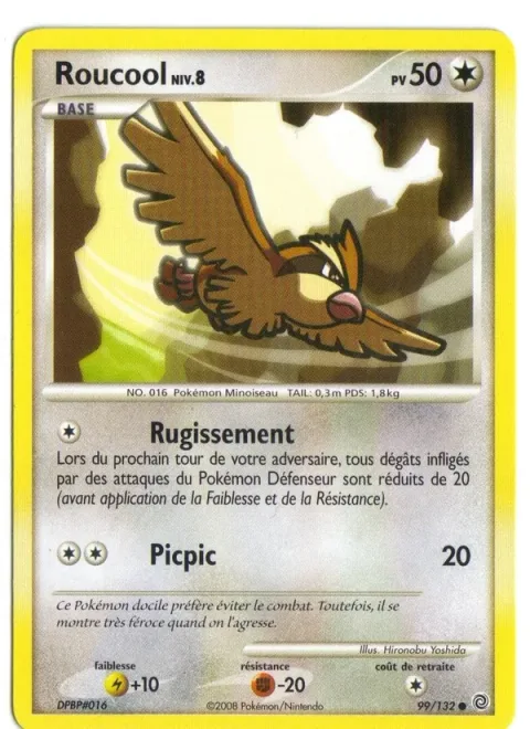 Pidgey Lv.8 [Growl | Peck]