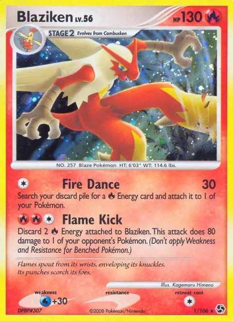 Blaziken Lv.56 [Fire Dance | Flame Kick]