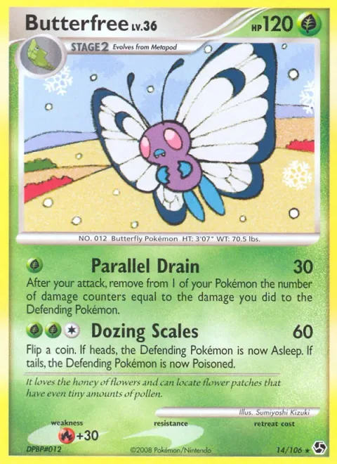 Butterfree Lv.36 [Parallel Drain | Dozing Scales]