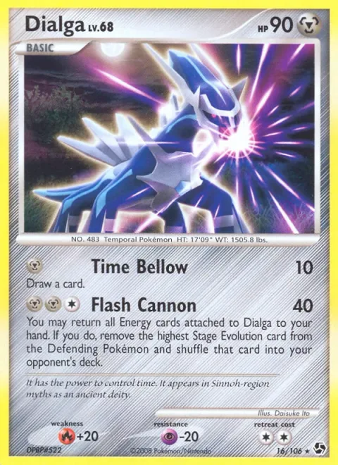 Dialga Lv.68 [Time Bellow | Flash Cannon]
