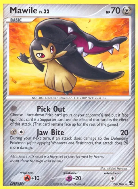 Mawile Lv.32 [Pick Out | Jaw Bite]