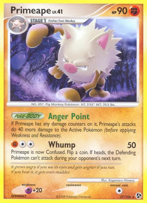 Primeape Lv.41 [Anger Point | Whump]