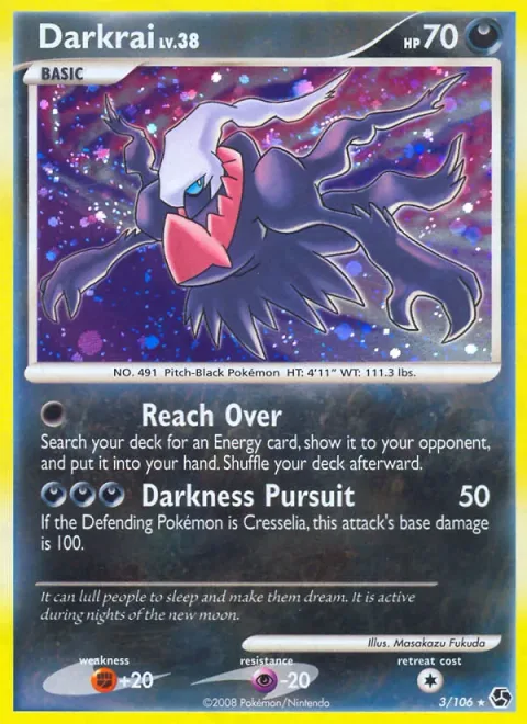 Darkrai Lv.38 [Reach Over | Darkness Pursuit]