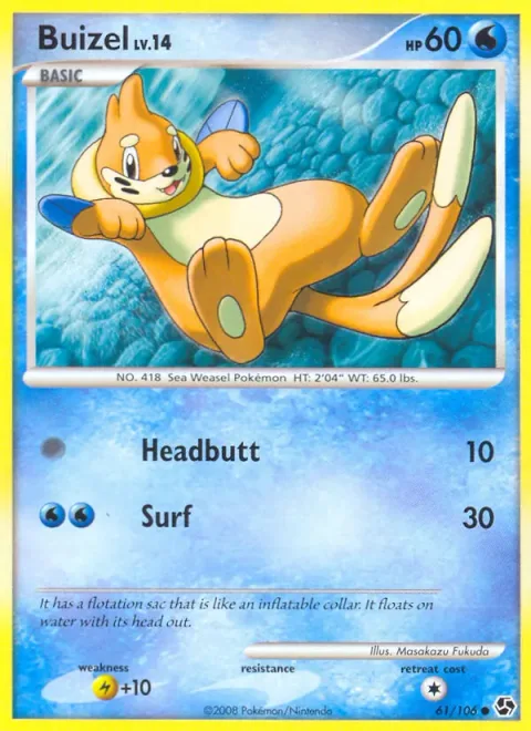 Buizel Lv.14 [Headbutt | Surf]