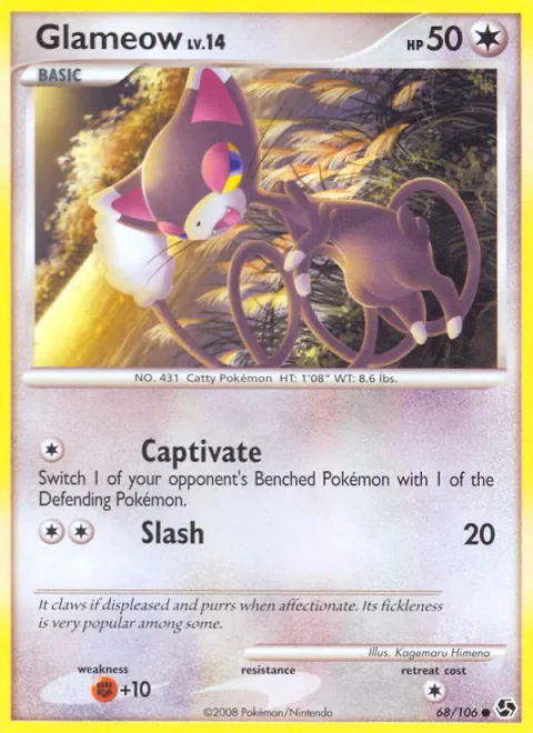 Glameow Lv.14 [Captivate | Slash]