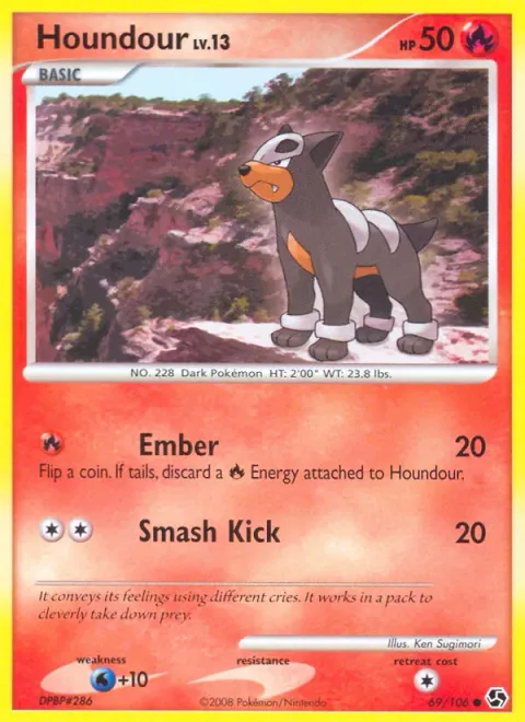 Houndour Lv.13 [Ember | Smash Kick]