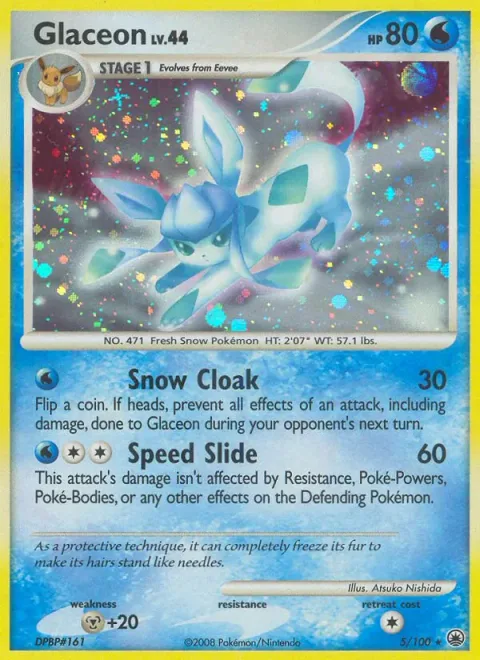 Glaceon Lv.44 [Snow Cloak | Speed Slide]