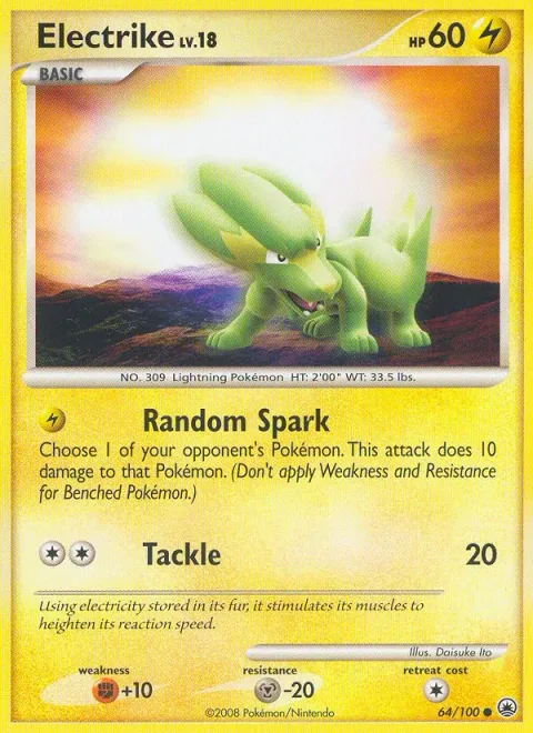 Electrike Lv.18 [Random Spark | Tackle]