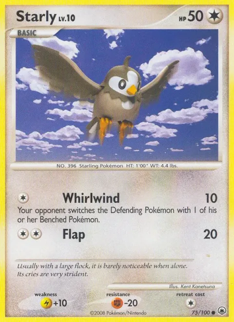 Starly Lv.10 [Whirlwind | Flap]