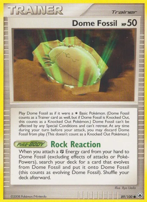 Dome Fossil [Rock Reaction]