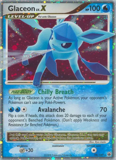 Glaceon LV.X [Chilly Breath | Avalanche]