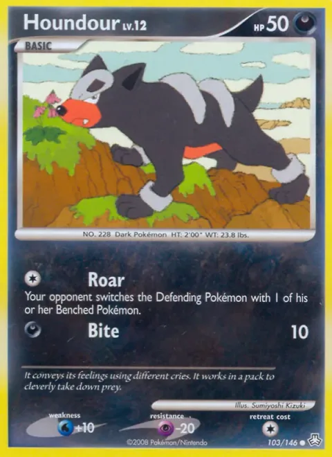 Houndour Lv.12 [Roar | Bite]