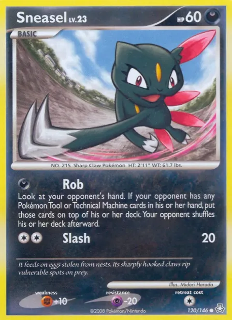 Sneasel Lv.23 [Rob | Slash]