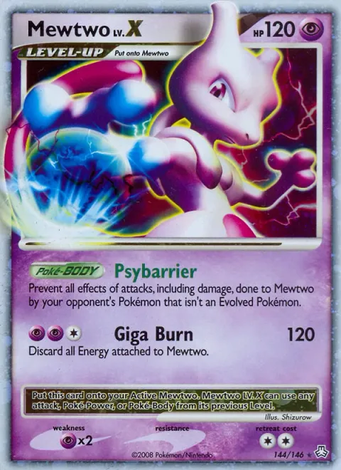 Mewtwo LV.X [Psybarrier | Giga Burn]