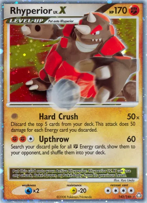 Rhyperior LV.X [Hard Crush | Upthrow]