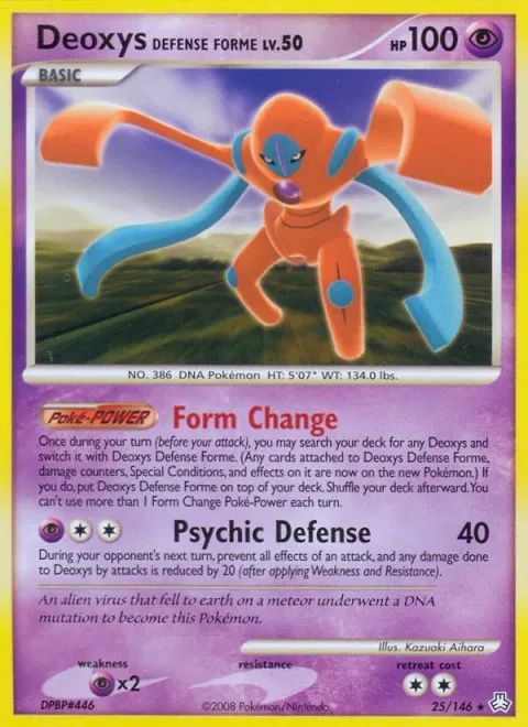 Deoxys Defense Forme Lv.50 [Form Change | Psychic Defense]