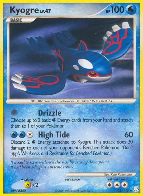 Kyogre Lv.47 [Drizzle | High Tide]