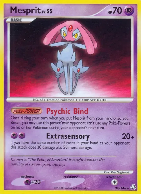 Mesprit Lv.55 [Psychic Bind | Extrasensory]