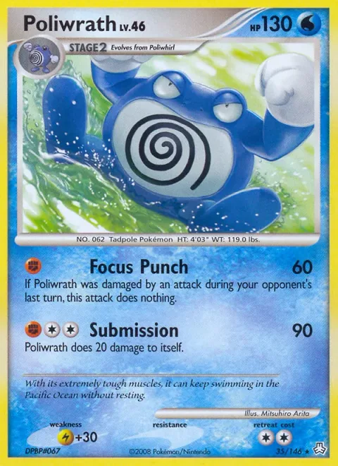 Poliwrath Lv.46 [Focus Punch | Submission]