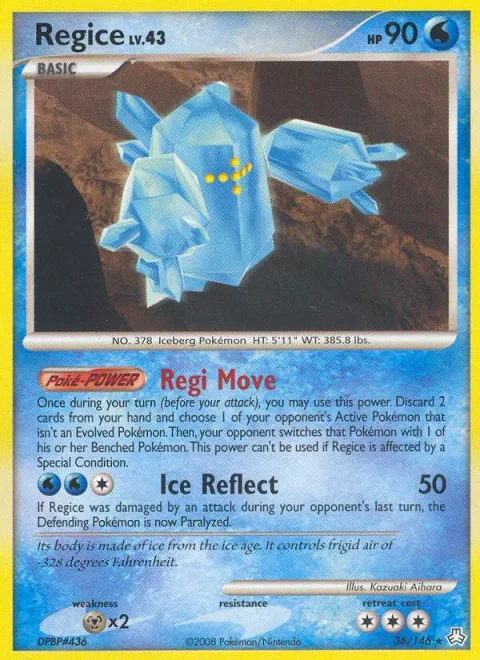 Regice Lv.43 [Regi Move | Ice Reflect]