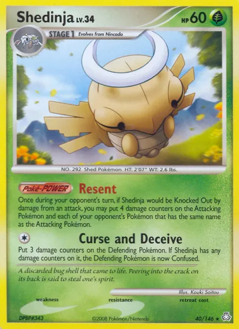 Shedinja Lv.34 [Resent | Curse and Deceive]